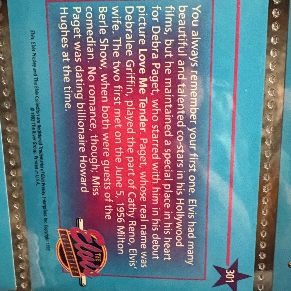 Elvis Trivia Cards